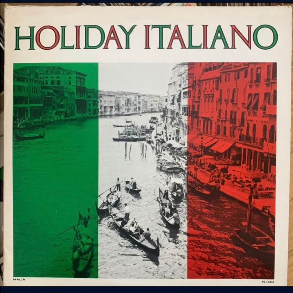 Christmas Vinyl Record Italy